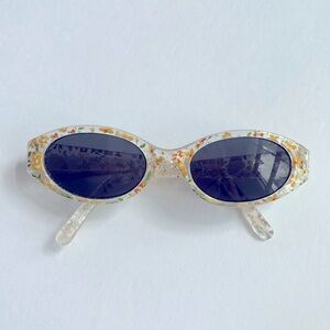 The Children's Place Kids Sunglasses Yellow Flowers Vintage Sunnies